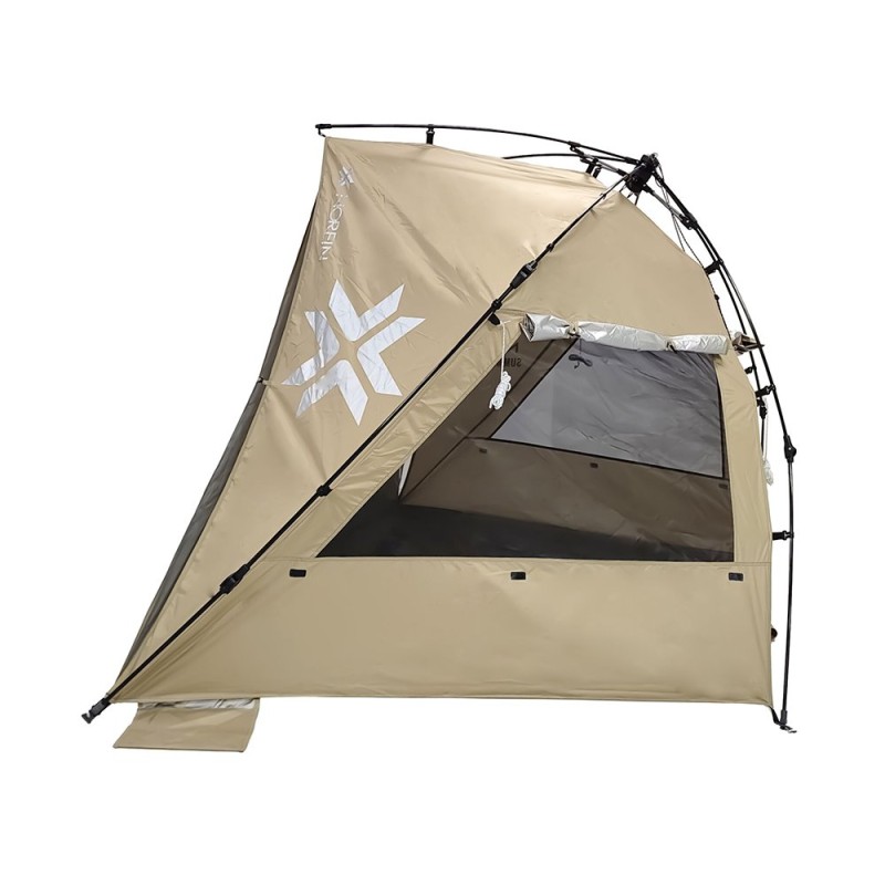 Палатка туристическая автоматическая Norfin Summer Silver NF, 3-местная, 160х160х149 см, бежевый