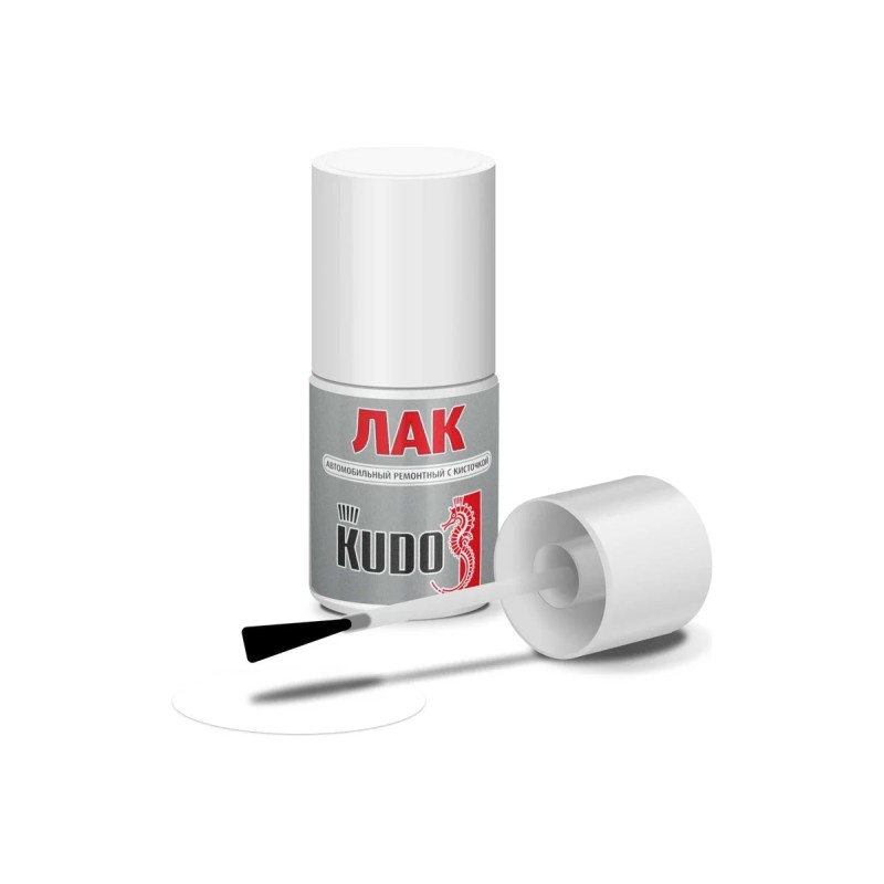 Лак автомобильный ремонтный с кистью Kudo KU-70000-BB, 15 мл
