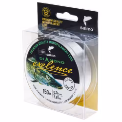 Леска флюорокарбоновая Salmo Diamond Exelence Fluoro Coated Clear 0.26 мм, 5.65 кг, 150 м