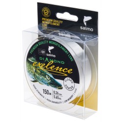 Леска флюорокарбоновая Salmo Diamond Exelence Fluoro Coated Clear 0.26 мм, 5.65 кг, 150 м