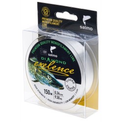 Леска флюорокарбоновая Salmo Diamond Exelence Fluoro Coated Clear 0.34 мм, 9.30 кг, 150 м