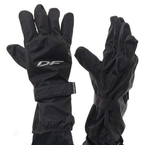 Перчатки-краги дождевые Dragonfly Black, размер универсальный