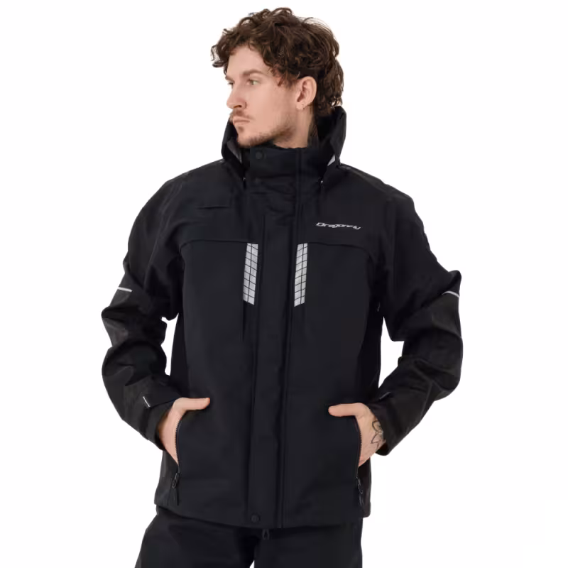 Куртка мужская Dragonfly Quad Pro Man Black, черный, размер M, 176 см