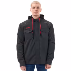 Моторубашка Dragonfly Streetfighter Graphite с защитой, черный, размер L