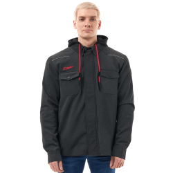 Моторубашка Dragonfly Streetfighter Graphite с защитой, черный, размер L