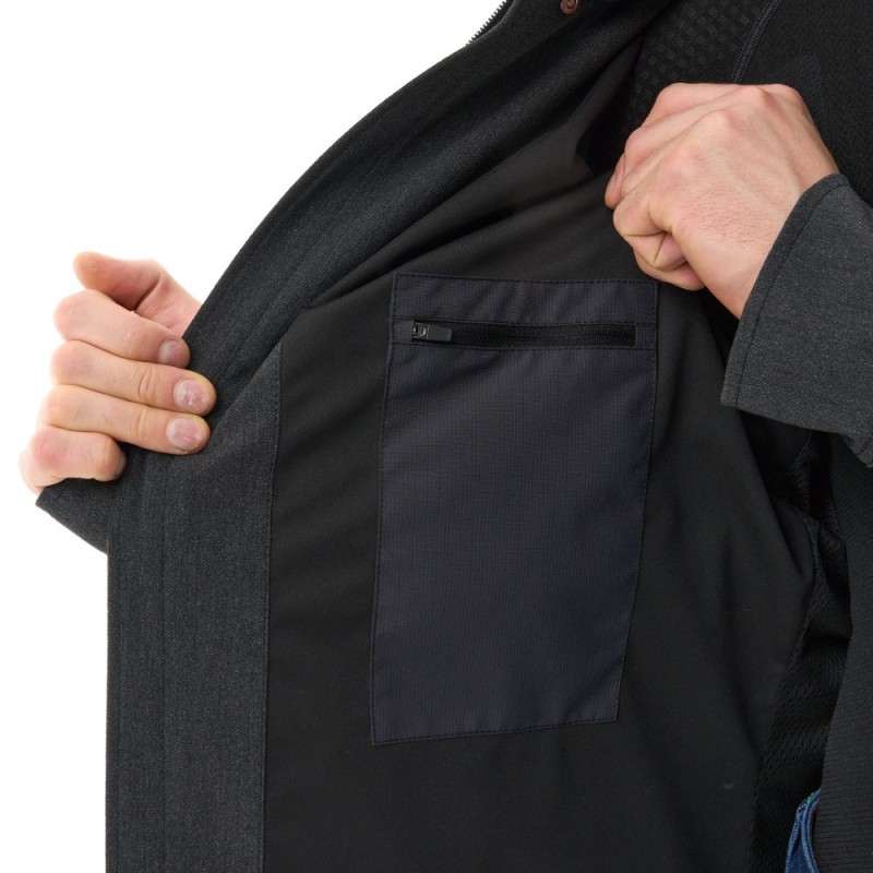 Моторубашка Dragonfly Streetfighter Graphite с защитой, черный, размер M