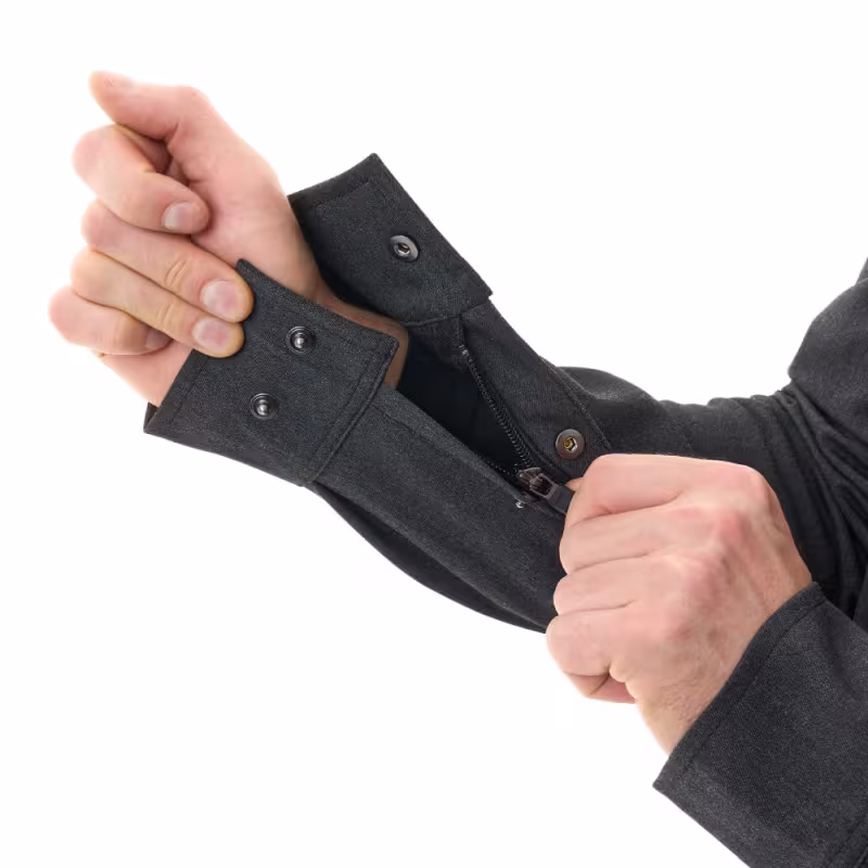 Моторубашка Dragonfly Streetfighter Graphite с защитой, черный, размер M