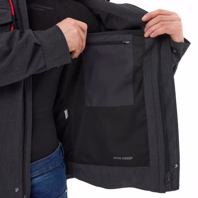 Моторубашка Dragonfly Streetfighter Graphite с защитой, черный, размер XL