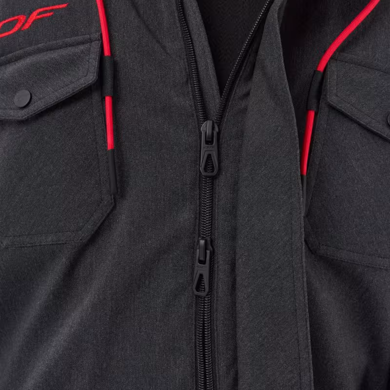 Моторубашка Dragonfly Streetfighter Graphite с защитой, черный, размер XXL