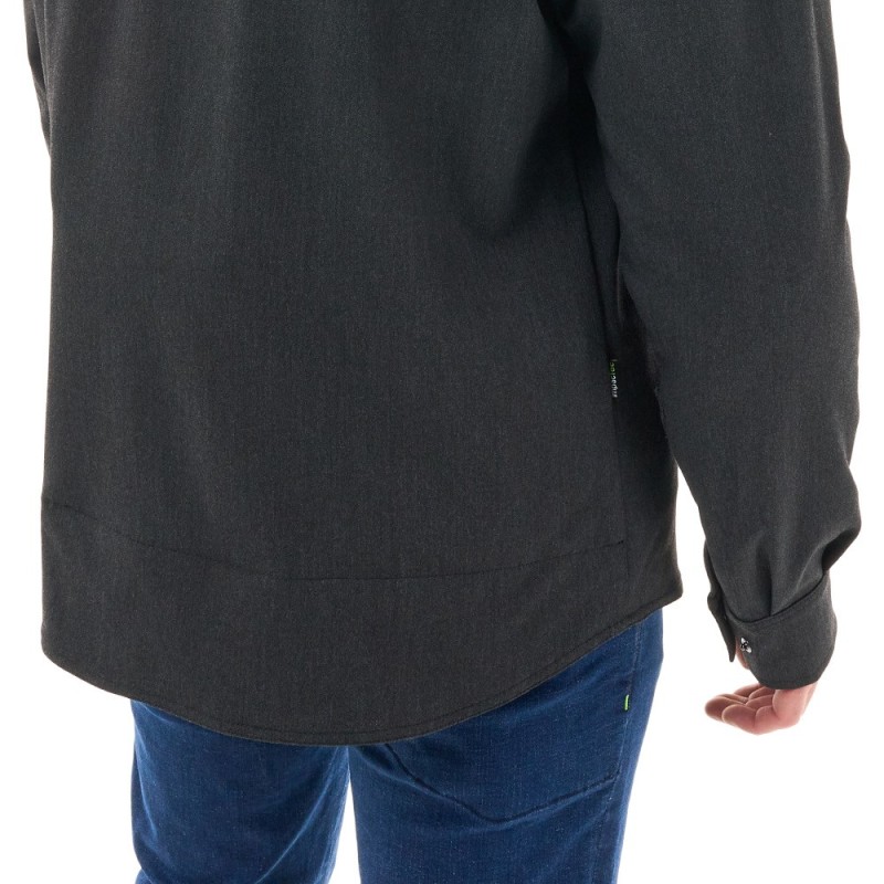 Моторубашка Dragonfly Streetfighter Graphite с защитой, черный, размер XXL