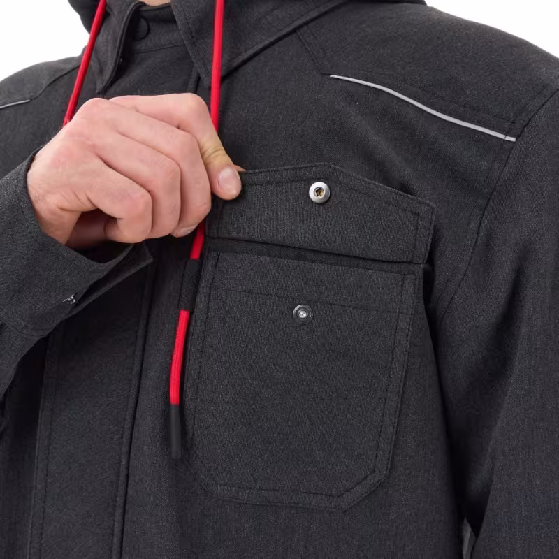 Моторубашка Dragonfly Streetfighter Graphite с защитой, черный, размер XXL