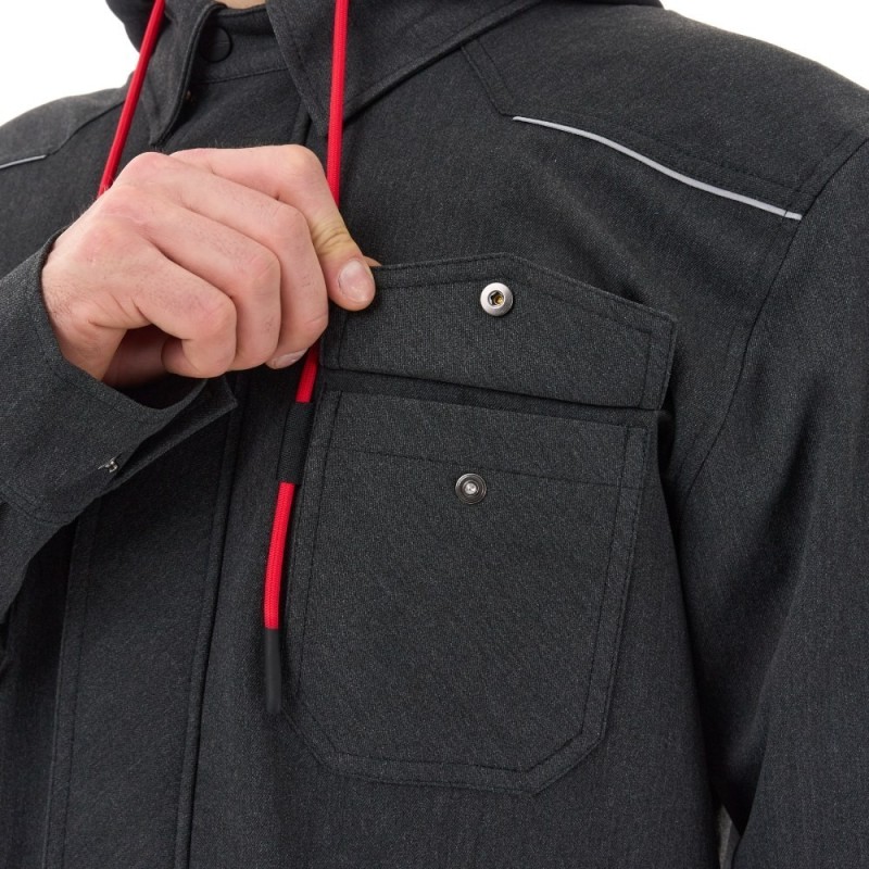 Моторубашка Dragonfly Streetfighter Graphite с защитой, черный, размер XXL