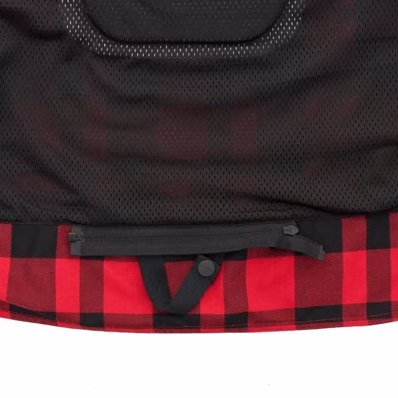 Моторубашка Dragonfly Streetfighter Man Red с защитой, красный, размер M