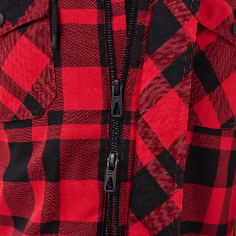 Моторубашка Dragonfly Streetfighter Man Red с защитой, красный, размер S