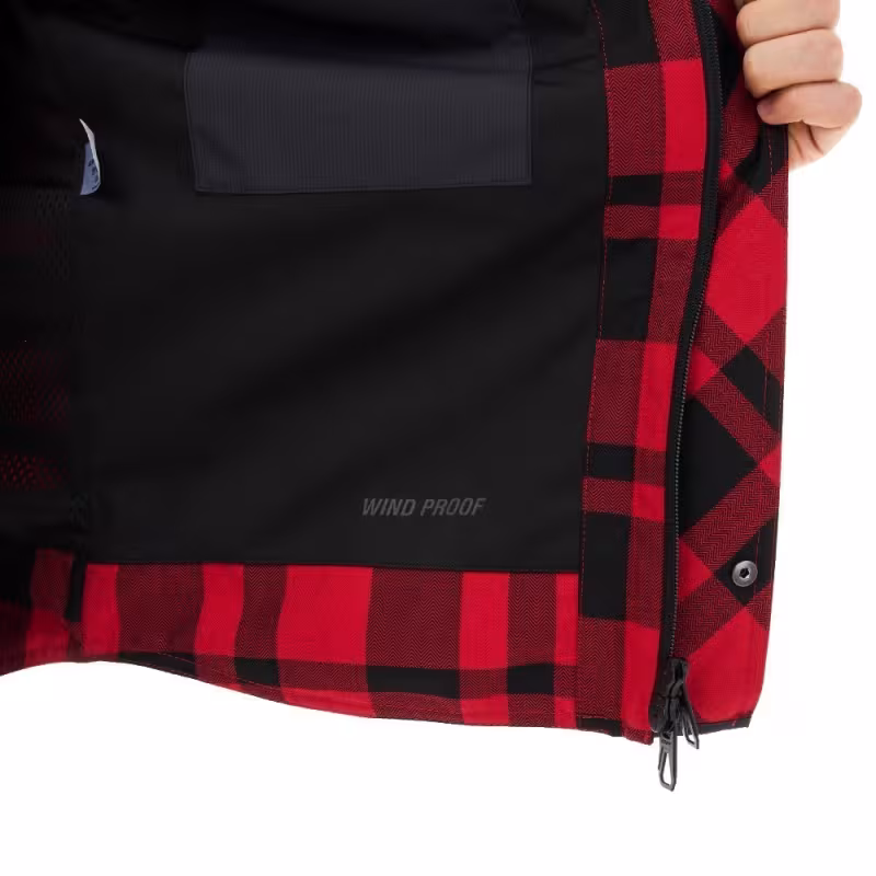 Моторубашка Dragonfly Streetfighter Man Red с защитой, красный, размер XL