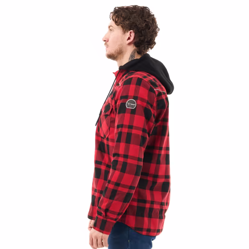 Моторубашка Dragonfly Streetfighter Man Red с защитой, красный, размер XL