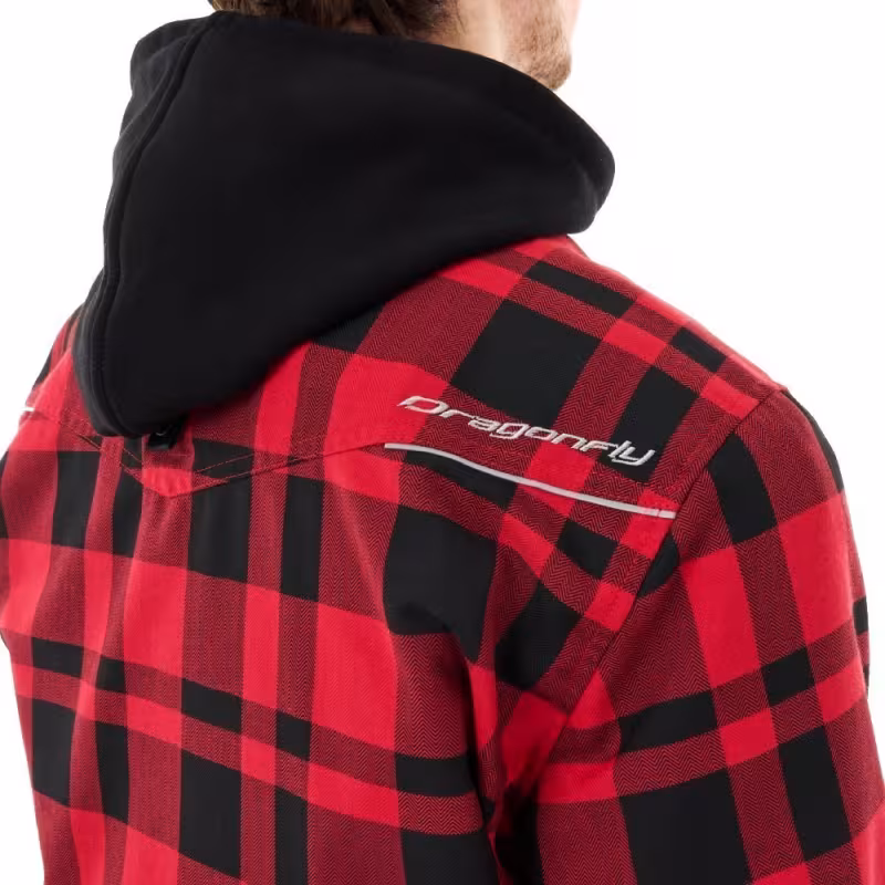 Моторубашка Dragonfly Streetfighter Man Red с защитой, красный, размер XXL