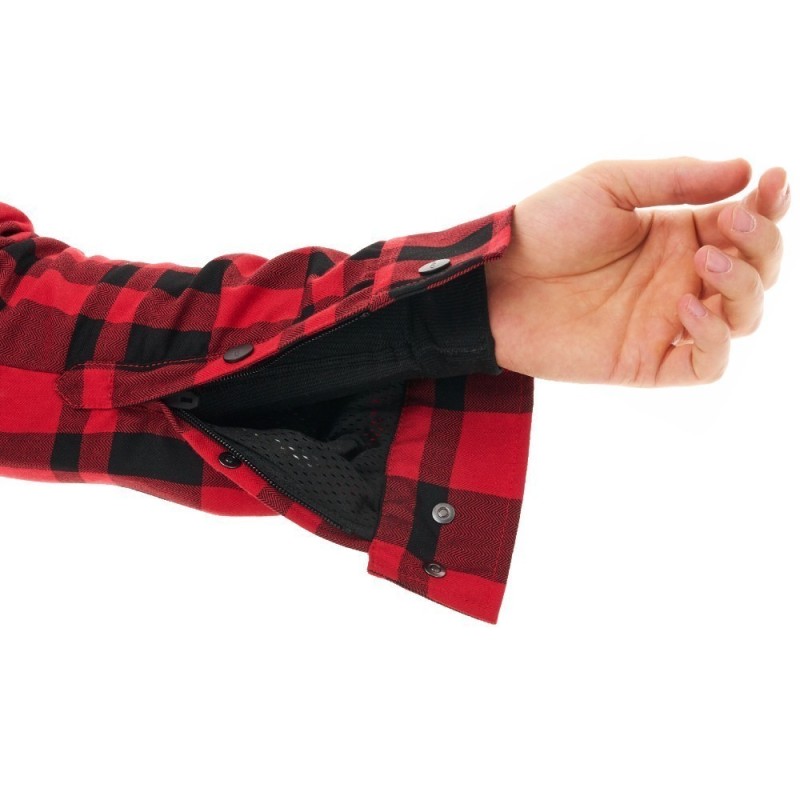 Моторубашка Dragonfly Streetfighter Man Red с защитой, красный, размер XXL