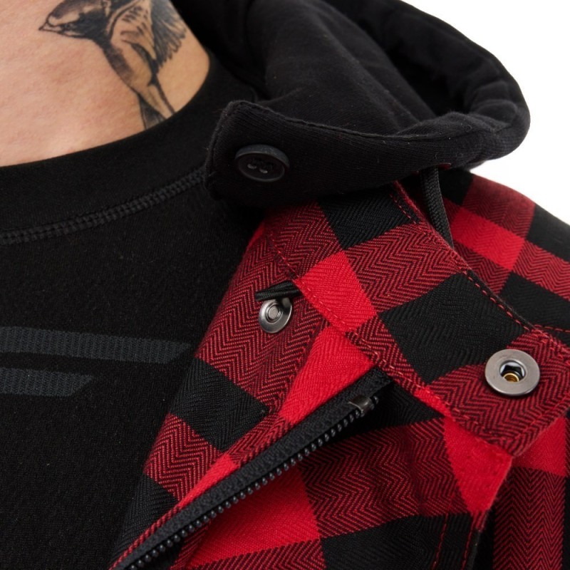 Моторубашка Dragonfly Streetfighter Man Red с защитой, красный, размер XXL