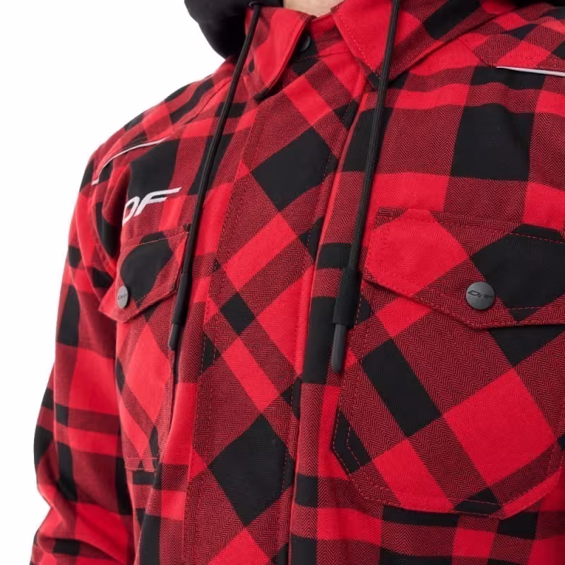 Моторубашка Dragonfly Streetfighter Man Red с защитой, красный, размер XXL