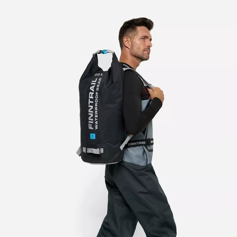 Герморюкзак Finntrail Target 1716 Black, черный, 20 л