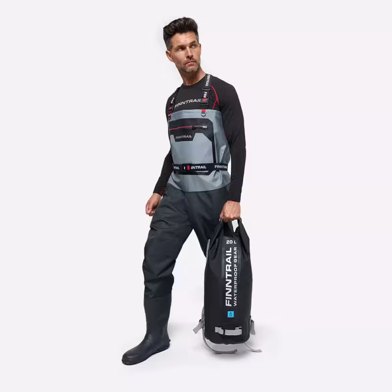 Герморюкзак Finntrail Target 1716 Black, черный, 20 л