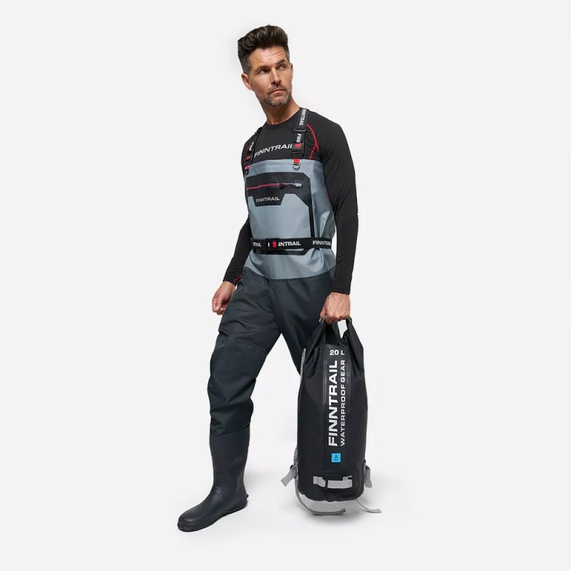 Герморюкзак Finntrail Target 1716 Black, черный, 20 л