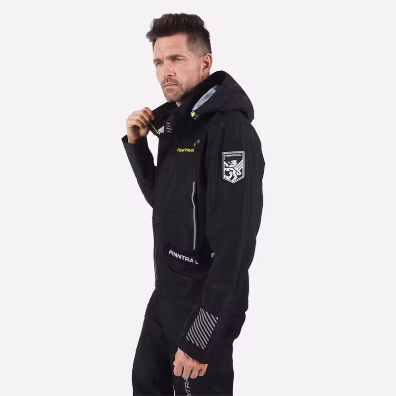 Куртка мужская Finntrail Mudway 2010 Graphite, мембрана Hard-Tex, черный, размер 54-56 (MK), 170-180 см