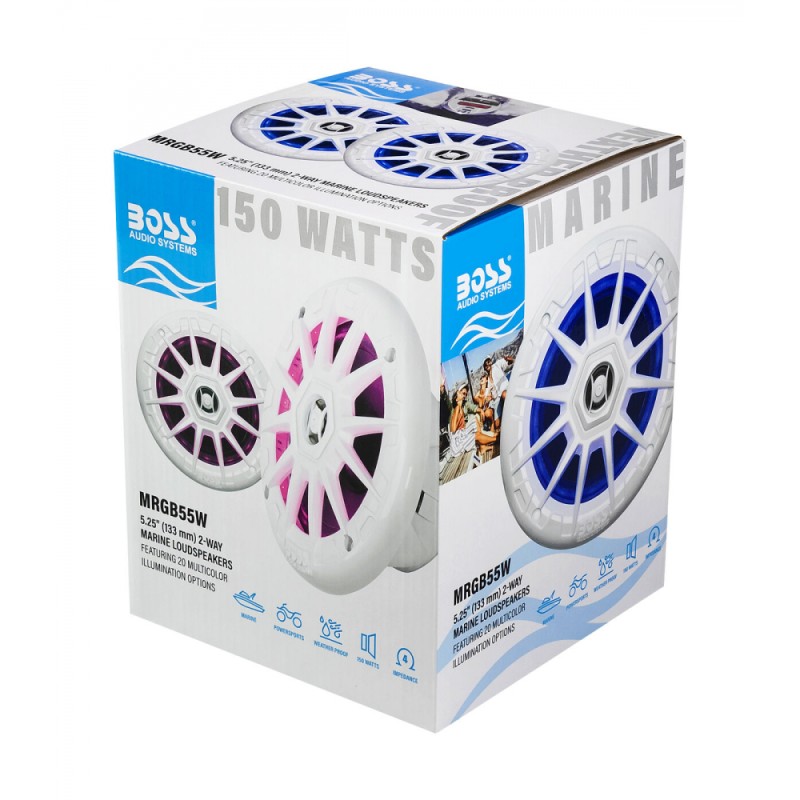 Динамики влагозащищенные Boss Audio MRGB55W (комплект)