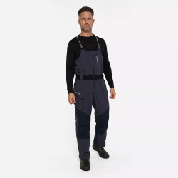 Полукомбинезон мужской Finntrail Excalibur 4616 DarkGrey, мембрана Hard-Tex, черный, размер 44-46 (S), 165-175 см