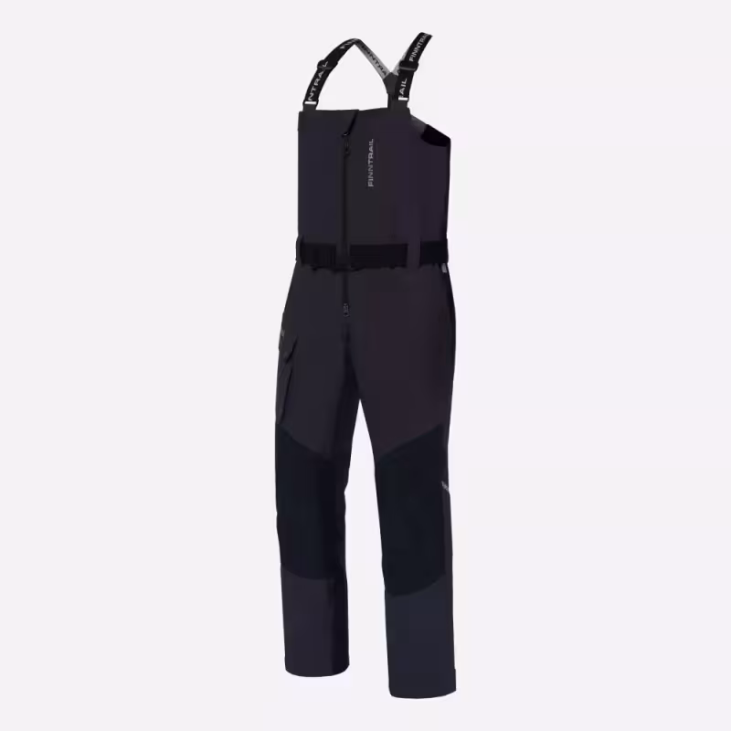 Полукомбинезон мужской Finntrail Excalibur 4616 DarkGrey, мембрана Hard-Tex, черный, размер 44-46 (S), 165-175 см