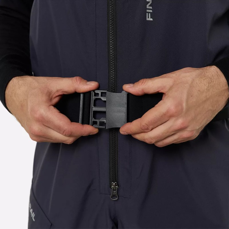 Полукомбинезон мужской Finntrail Excalibur 4616 DarkGrey, мембрана Hard-Tex, черный, размер 44-46 (S), 165-175 см