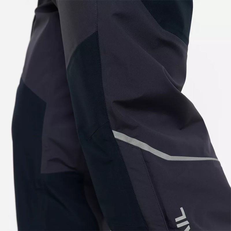 Полукомбинезон мужской Finntrail Excalibur 4616 DarkGrey, мембрана Hard-Tex, черный, размер 54-56 (MK), 170-180 см