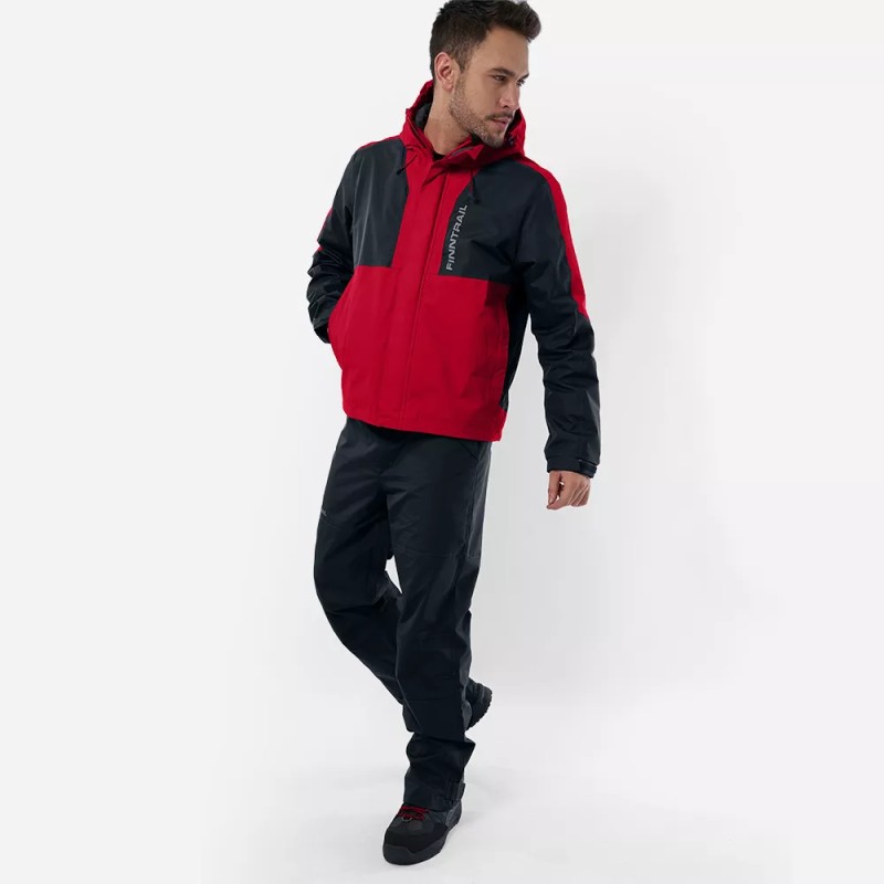 Куртка мужская Finntrail LightSuit 3504 Red, мембрана Hard-Tex, красный, размер 42-44 (XS), 160-170 см