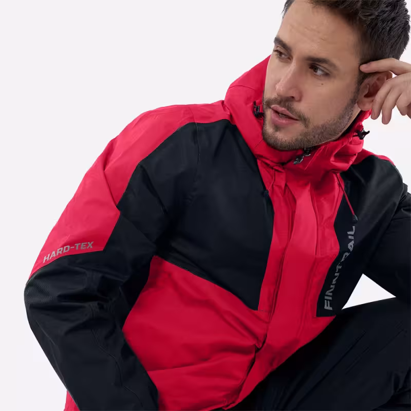 Куртка мужская Finntrail LightSuit 3504 Red, мембрана Hard-Tex, красный, размер 50-52 (L), 175-185 см