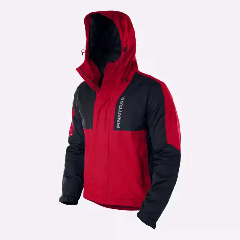 Куртка мужская Finntrail LightSuit 3504 Red, мембрана Hard-Tex, красный, размер 58-60 (XXL), 185-195 см