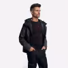 Куртка мужская Finntrail LightSuit 3504 Graphite, мембрана Hard-Tex, черный, размер 42-44 (XS), 160-170 см