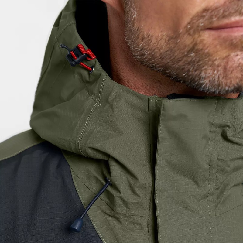 Куртка мужская Finntrail LightSuit 3504 Khaki, мембрана Hard-Tex, хаки, размер 44-46 (S), 165-175 см