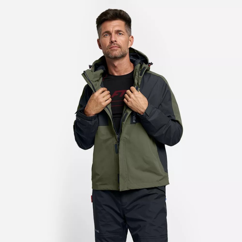 Куртка мужская Finntrail LightSuit 3504 Khaki, мембрана Hard-Tex, хаки, размер 50-52 (L) 175-185 см
