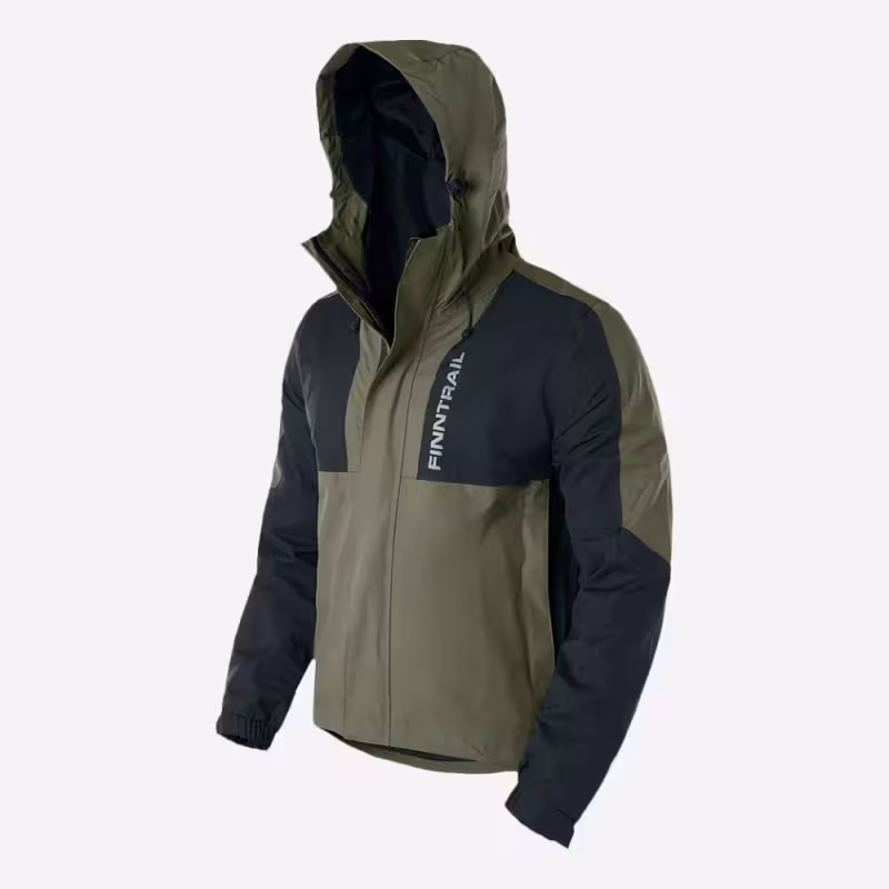 Куртка мужская Finntrail LightSuit 3504 Khaki, мембрана Hard-Tex, хаки, размер 50-52 (L) 175-185 см