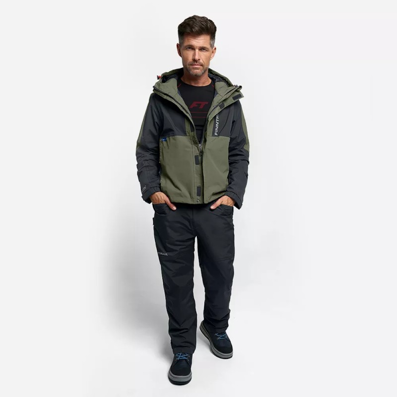 Куртка мужская Finntrail LightSuit 3504 Khaki, мембрана Hard-Tex, хаки, размер 50-52 (L) 175-185 см