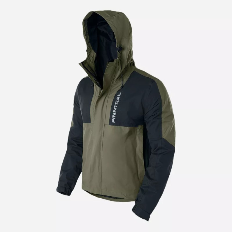 Куртка мужская Finntrail LightSuit 3504 Khaki, мембрана Hard-Tex, хаки, размер 62-64 (XXXL), 190-200 см