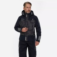 Куртка мужская Finntrail Mudway 2010 CamoShadowBlack, мембрана Hard Tex, черный, размер 50-52 (L), 175-185 см