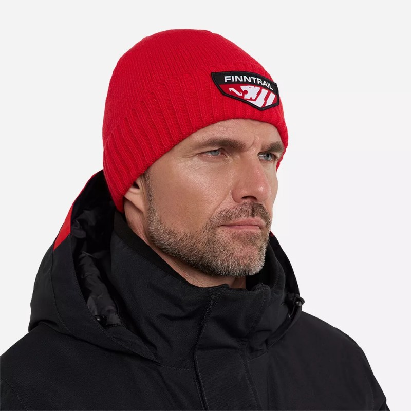Шапка Finntrail Waterproof Hat 9714 Red, красный, размер M-L