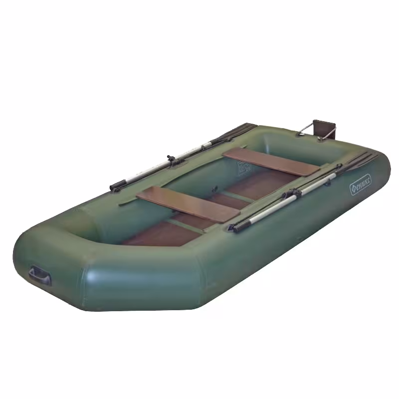 Лодка надувная ПВХ Флинк Феникс 280Т Люкс, пайол фанерный, оливковый