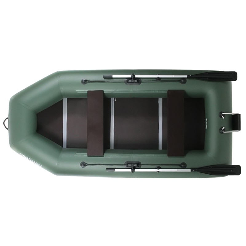 Лодка надувная ПВХ Флинк Феникс 280Т Люкс, пайол фанерный, оливковый