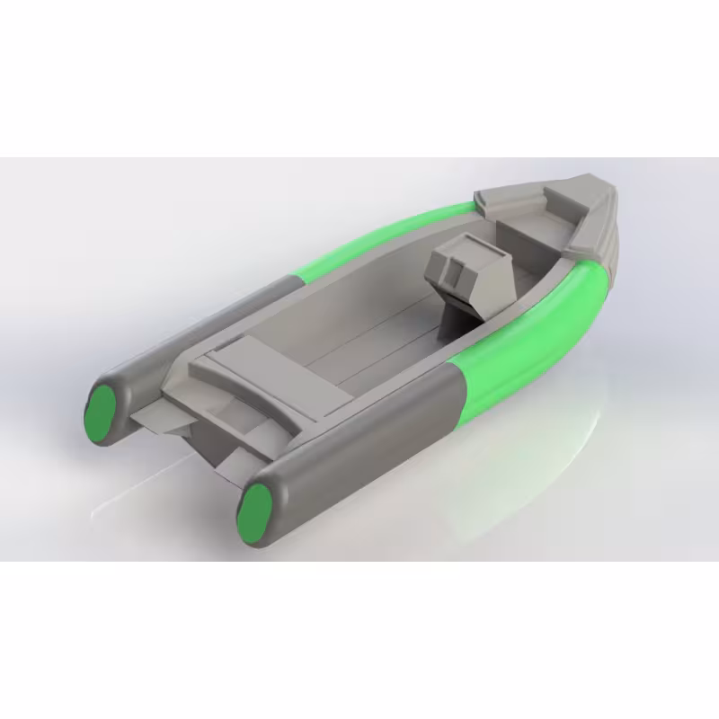 Лодка РИБ с интегрированным фальшбортом Angler Tornado 460S FI