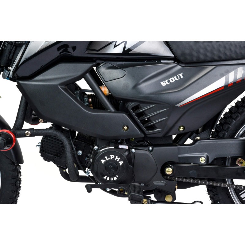 Мопед Motoland Scout 11, черный