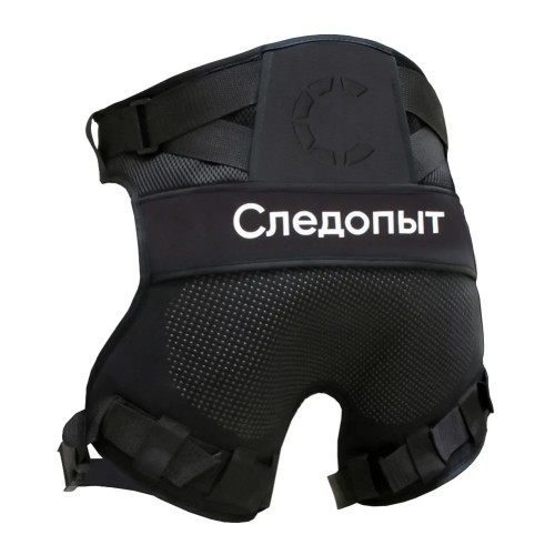 Подкладка-полушорты неопреновые Следопыт, черный, размер L