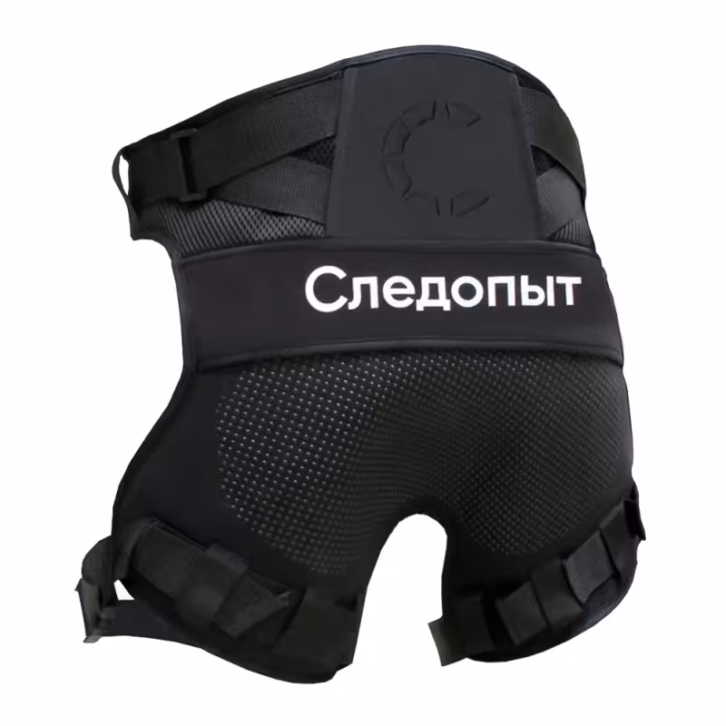 Подкладка-полушорты неопреновые Следопыт, черный, размер XXL